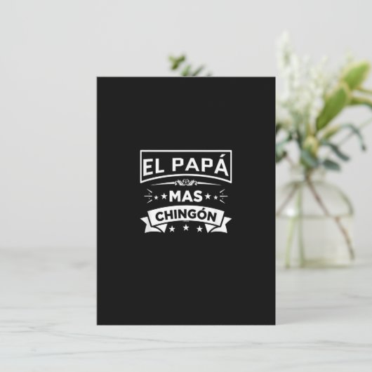 De Paus De Meest Gekke Grappige Spaanse Mexicaanse Kaart (Staand voorkant)