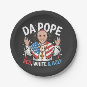 De Paus uit Amerika Chicago Paus Leo XIV Proost  Papieren Bordje