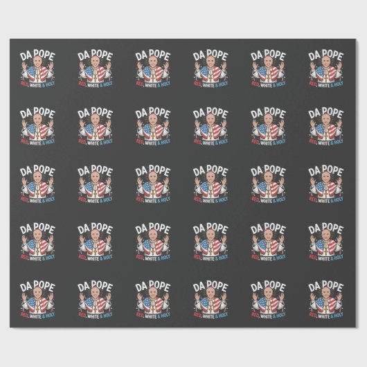 De Paus uit Amerika Chicago Paus Leo XIV Provost  Cadeaupapier (Vlak)