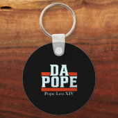 De Paus uit Amerika Chicago Paus Leo XIV Provost  Sleutelhanger (Voorkant)