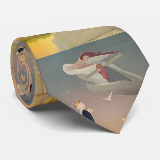 De Paus van Rome, Maagd Maria en Jezus Stropdas (Opgerold)