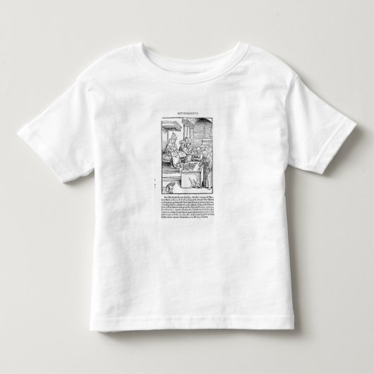 De paus verkoopt ongemakken kinder shirts (Voorkant)