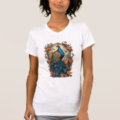 De pauw gezicht t shirt ontwerp (Voorkant)