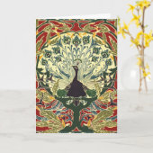 De Pauw van de Jugendstil Kaart (Gele Bloem)