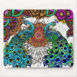 De Pauwen van Paisley Muismat