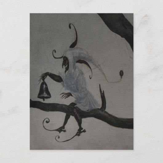 De pauze is voorbij ~ Briefkaart (Voorkant)