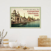 De paviljoenen van de naties ~ Parijs ~  Poster (Keuken)