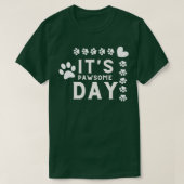 De Pawsome Day T-shirt (Design voorkant)