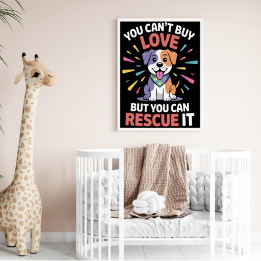 De Pawsome Dog Joy van het leven Poster