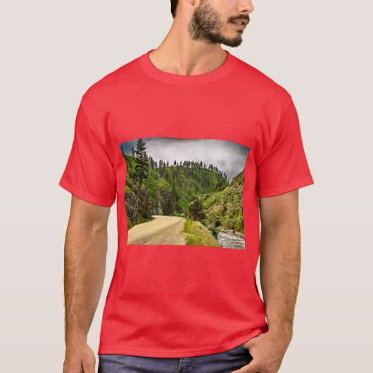 De Payette River Scenic Byway Oversized T-shirt (Voorkant)