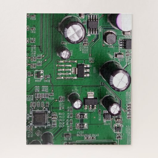 De PCB-puzzel "I'm Board" Legpuzzel (Verticaal)