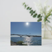 De Peace Bridge-ansichtkaart Briefkaart (Staand voorkant)