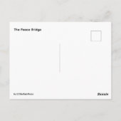 De Peace Bridge-ansichtkaart Briefkaart (Achterkant)