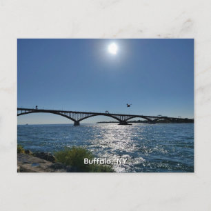 De Peace Bridge-ansichtkaart Briefkaart