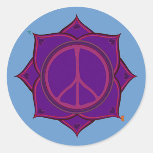De Peace Flower Sticker