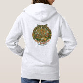 De Peace & Vibrations Hoodie (Achterkant)