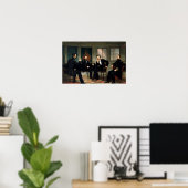 De Peacemakers Abe Lincoln Historische Druk Poster (Thuiskantoor)