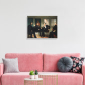 De Peacemakers-President Lincoln 15 x 11 Canvas Afdruk (Insitu (Woonkamer))