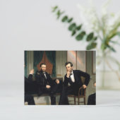 De peacemakers schilderen van 1868 briefkaart (Staand voorkant)