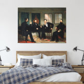 De peacemakers schilderen van 1868 canvas afdruk (Insitu (Slaapkamer))