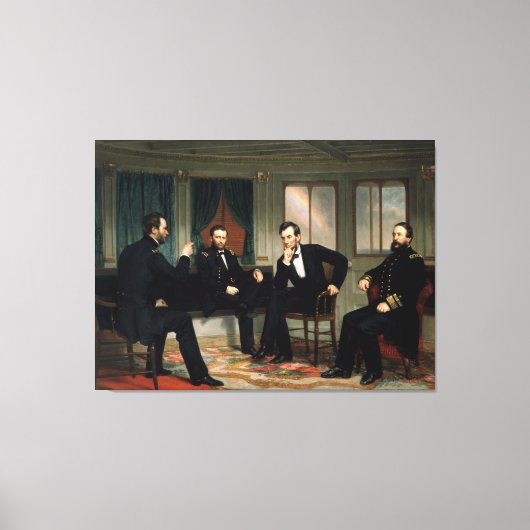 De peacemakers schilderen van 1868 canvas afdruk (Voorkant)