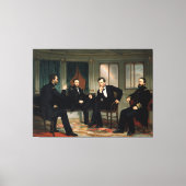 De peacemakers schilderen van 1868 canvas afdruk (Voorkant)