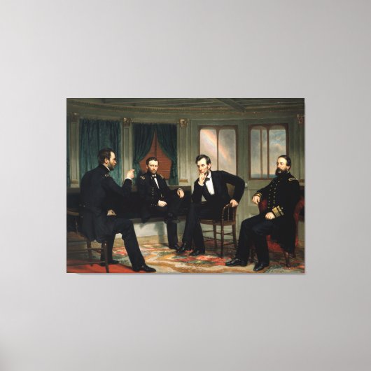 De peacemakers schilderen van 1868 canvas afdruk (Voorkant)