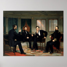 De peacemakers schilderen van 1868 poster