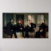 De peacemakers schilderen van 1868 poster (Voorkant)