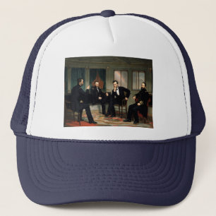 De peacemakers schilderen van 1868 trucker pet