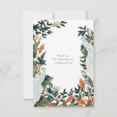 De Peacock Bedankkaart (Achterkant)