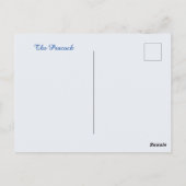 De Peacock Briefkaart (Achterkant)