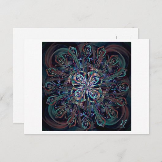 De Peacock Briefkaart (Voorkant / Achterkant)