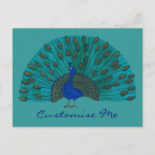 De Peacock Briefkaart