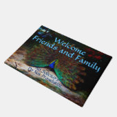 De Peacock Deurmat (Schuin)