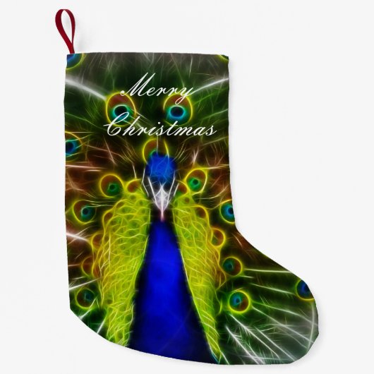 De Peacock Dreamweaver Kleine Kerstsok (Voorkant)