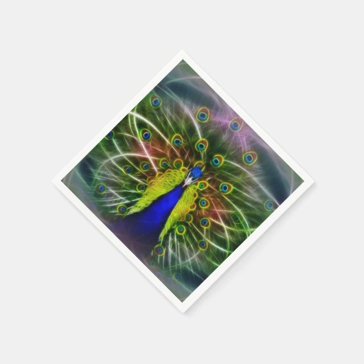 De Peacock Dreamweaver Servet (Hoek)