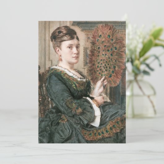 De Peacock Fan | Edward John Poynter (Staand voorkant)