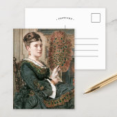 De Peacock Fan | Edward John Poynter Briefkaart