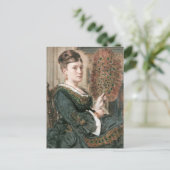 De Peacock Fan | Edward John Poynter Briefkaart (Staand voorkant)