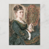De Peacock Fan | Edward John Poynter Briefkaart (Voorkant)