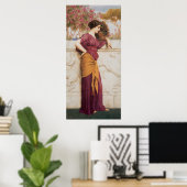 De Peacock Fan Poster (Thuiskantoor)