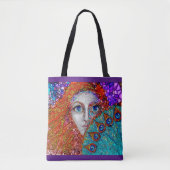 De Peacock Fan Tote Bag (Voorkant)
