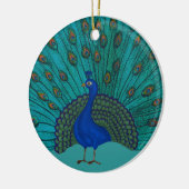 De Peacock Keramisch Ornament (Links)