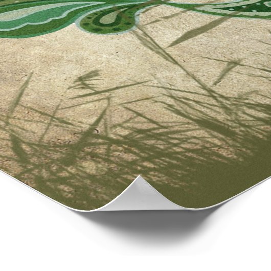 De Peacock Poster (Hoek)