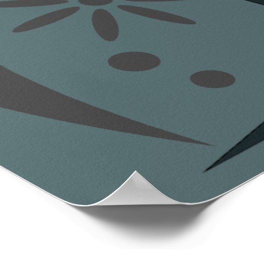 De Peacock Poster (Hoek)