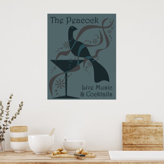 De Peacock Poster (Keuken)