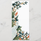 De Peacock Programmakaart (Achterkant)