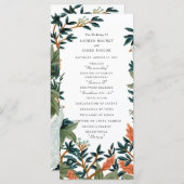 De Peacock Programmakaart (Voorkant / Achterkant)