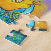 De Peacock Queen Puzzle Legpuzzel (Zijkant)